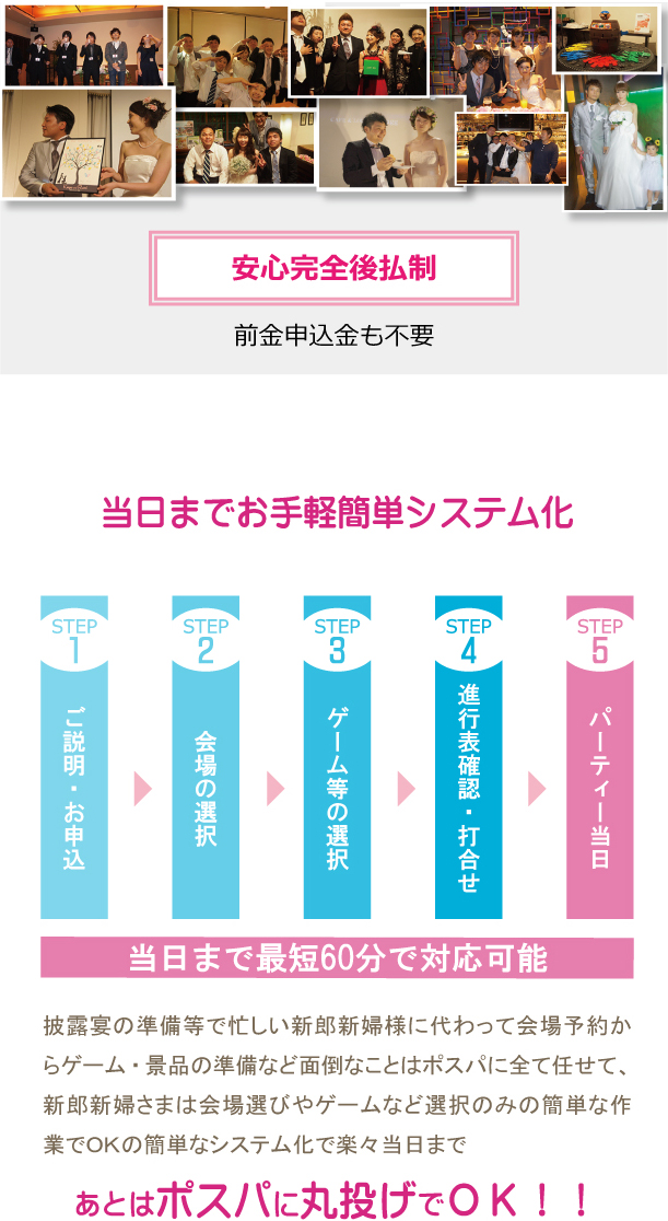 当日までお手軽簡単システム化
